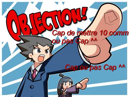 cap de mettre 10 comm ou pas cap 